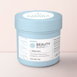 AMARA Beauty Blend, frente del bote de 70 g