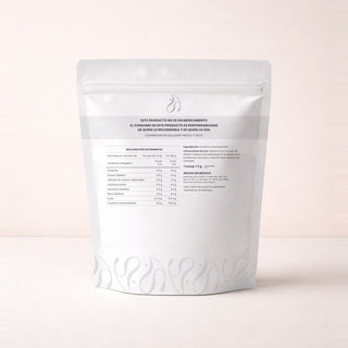 AMARA Creatina Monohidratada, reverso con declaración nutrimental