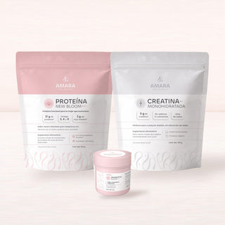 New Prime con Probiotic Blend: Proteína New Bloom, Probiotic Blend y Creatina Monohidratada de AMARA