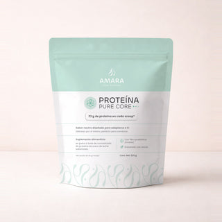 AMARA Proteína Pure Core, frente del envase de 525 g